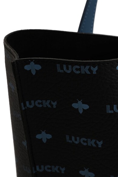Lucky Bees Shopper fazonú műbőr táska logómintával női