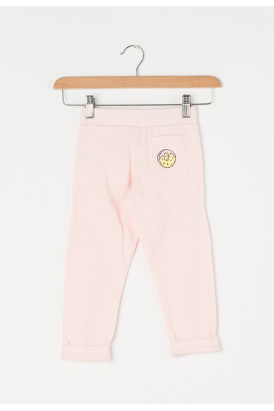 Esprit Pantaloni sport roz pastel cu imprimeu cauciucat Fete