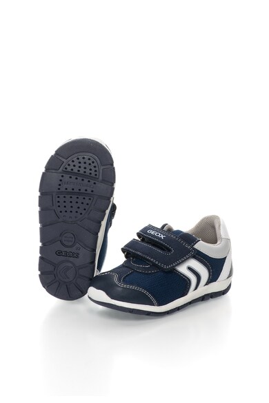 Geox Pantofi sport bleumarin cu alb cu insertii de plasa Shaax Baieti