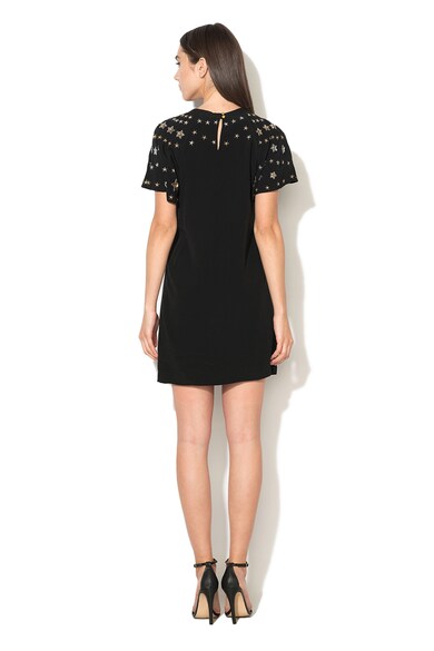 Juicy Couture Rochie neagra cu margele si paiete Femei