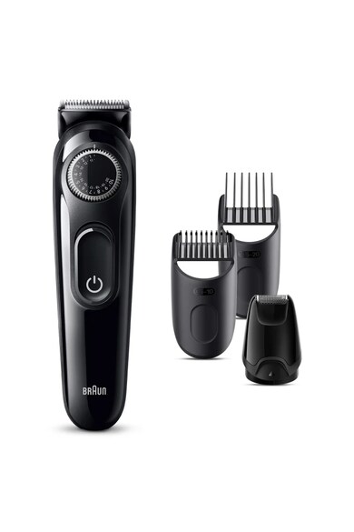 Braun Aparat de tuns barba  Beard Trimmer BT3 Wet&Dry, buton rotativ de precizie Barbati