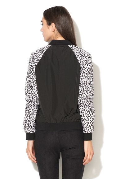 Juicy Couture Jacheta bomber subtire negru cu alb Femei