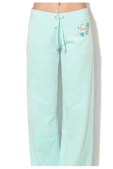 Juicy Couture Pantaloni sport verde menta cu talie joasa Tahiti Femei