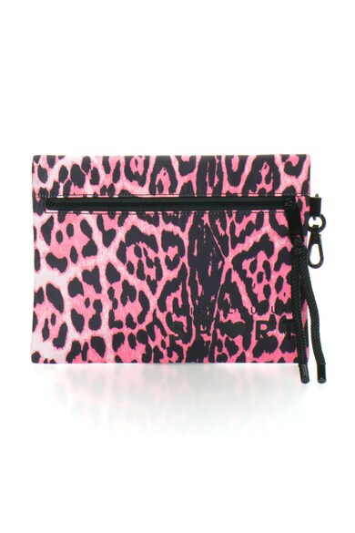 Juicy Couture Geanta plic cu animal print si design sport Femei