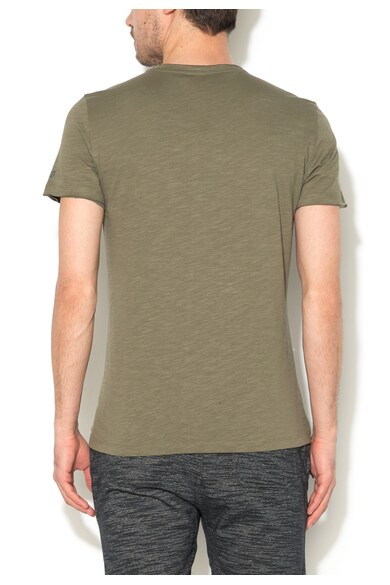 BLEND Tricou regular fit verde militar Barbati