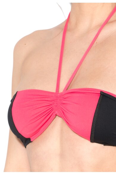 Diesel Sutien bandeau de baie negru cu fucsia Doly Femei