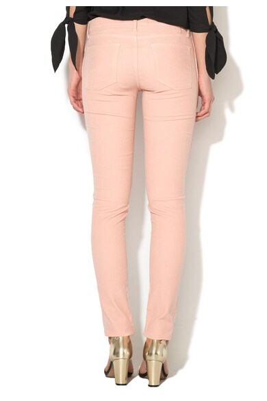Juicy Couture Pantaloni skinny roz piersica din material reiat Femei