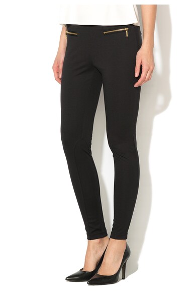 Juicy Couture Pantaloni conici elastici negri Femei