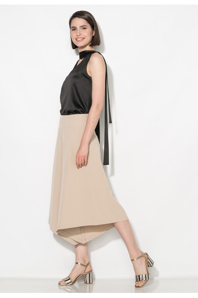 Zee Lane Collection Бежова пола-панталон с асиметрична кройка Жени