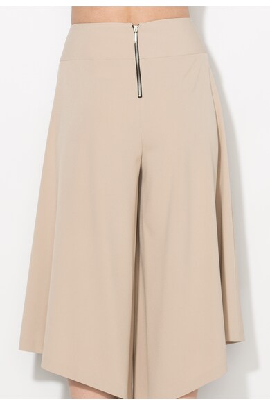 Zee Lane Collection Fusta-pantalon bej asimetrica Femei