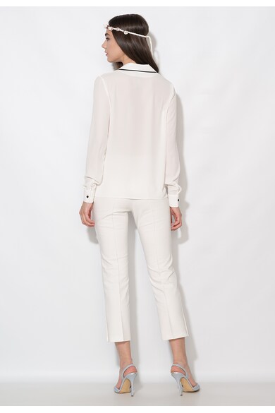 Zee Lane Collection Бяла риза с черни елементи Жени