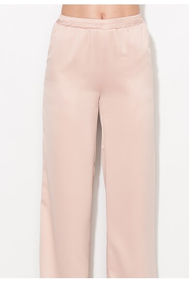 Zee Lane Collection Розов ефирен панталон с широк крачол Жени
