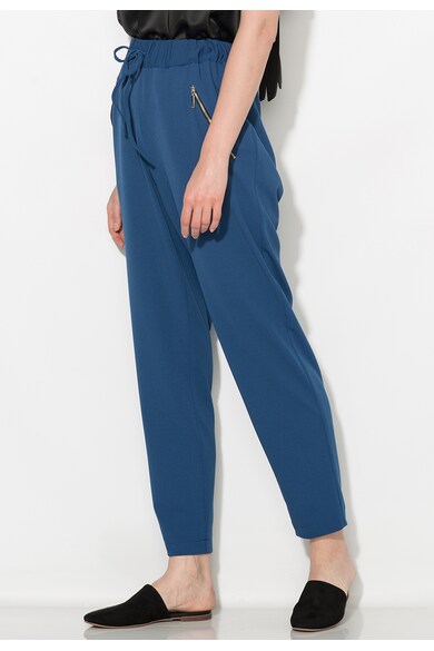 Zee Lane Collection Pantaloni crop albastru inchis Femei