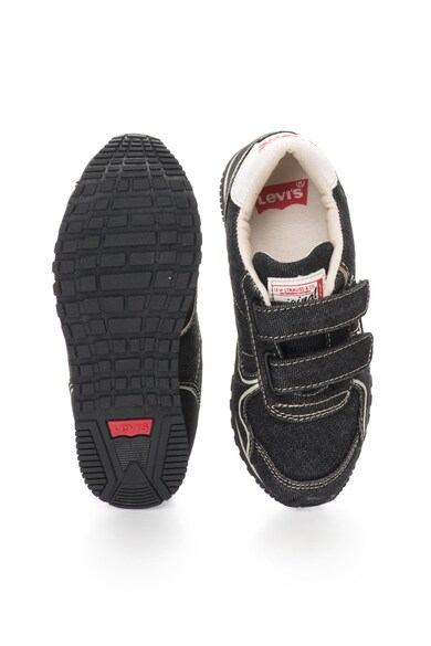 Levi's Pantofi sport negru melange cu banda velcro Standford Baieti