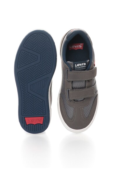 Levi's Pantofi sport gri cu velcro Club Baieti