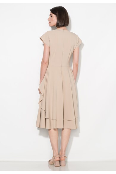 Zee Lane Collection Бежова рокля със средна дължина и веревна кройка Жени