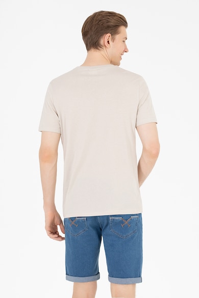 U.S. Polo Assn. Тениска с овално деколте и щампа Мъже