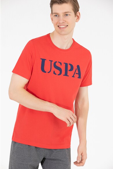 U.S. Polo Assn. Памучна тениска с лого Мъже