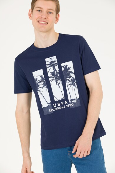U.S. Polo Assn. Тениска с принт и лого Мъже