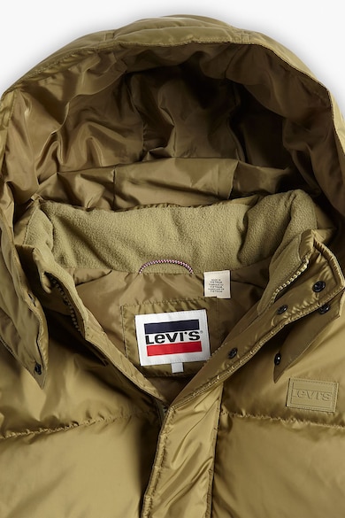 Levi's Geaca bufanta cu umplutura de puf si gluga Laurel Barbati