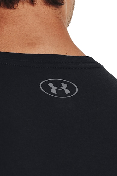 Under Armour Tricou lejer cu imprimeu logo, pentru fitness Barbati