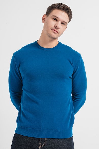 United Colors of Benetton Kerek nyakú szűzgyapjú pulóver férfi