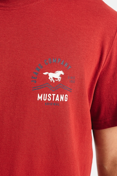 Mustang Alex normál fazonú póló logóval a mellrészén férfi