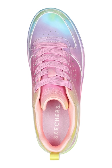 Skechers Спортни обувки от еко кожа в цветен блок Момичета