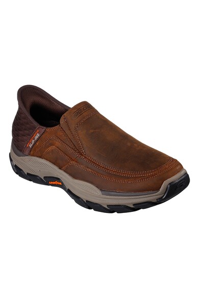 Skechers Pantofi slip-on cu logo discret Respected Barbati