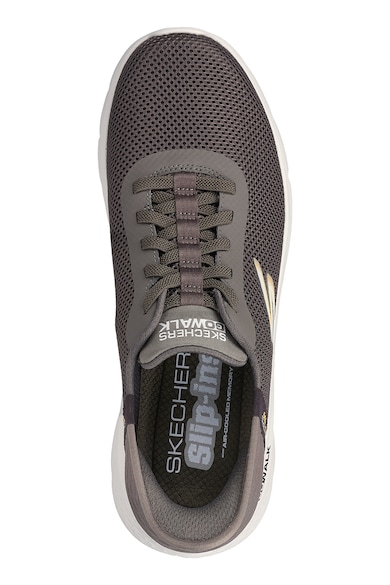 Skechers Pantofi sport slip-in din plasa cu detalii logo Go Walt Fles Barbati