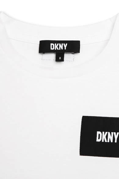 DKNY Pamutfelső logós részlettel Lány