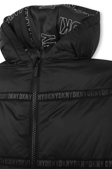 DKNY Kifordítható logós télikabát Lány