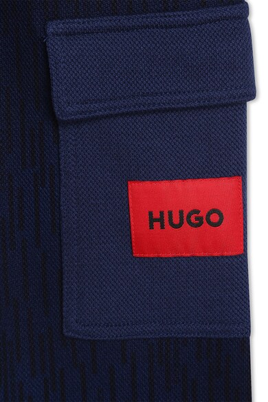 HUGO Спортен панталон с памук с джобове с капаче Момчета