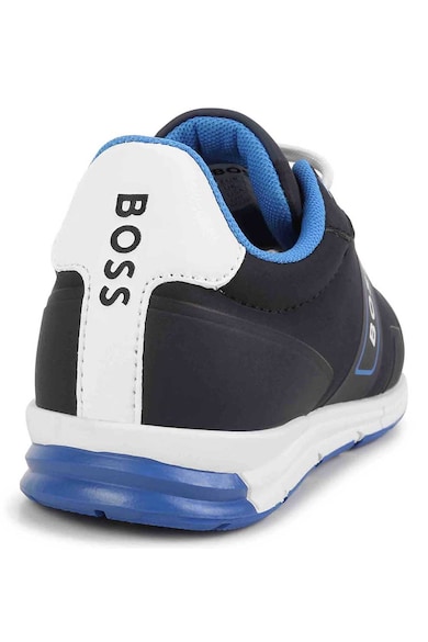BOSS Kidswear Pantofi sport low-cut de piele ecologica Baieti