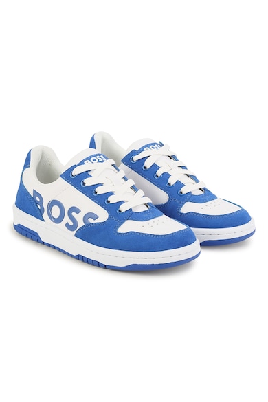 BOSS Kidswear Logómintás sneaker Fiú