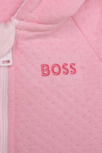 BOSS Kidswear Спортен екип с качулка и принт Момичета