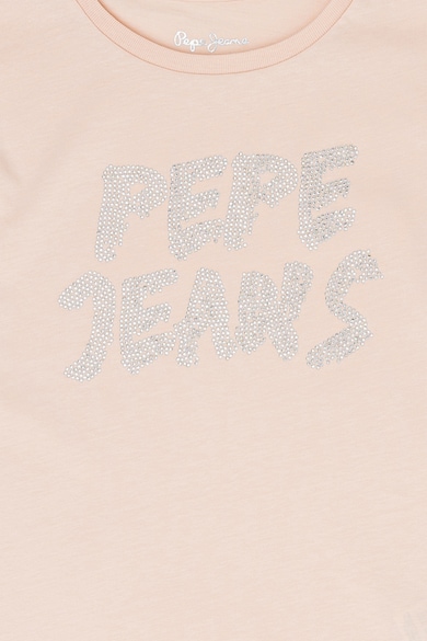 Pepe Jeans London Pulóver strasszkövekkel díszítve Lány