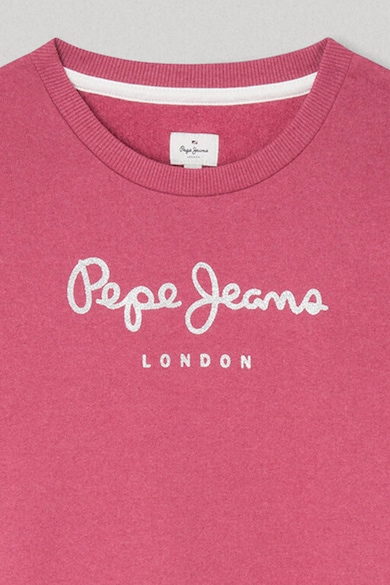 Pepe Jeans London Bluza sport din bumbac cu logo Fete
