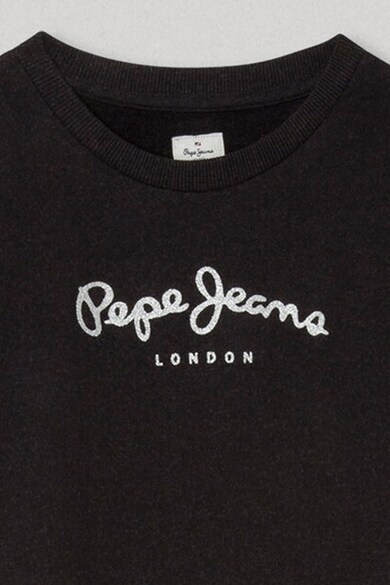 Pepe Jeans London Памучна рокля тип суитшърт Момичета