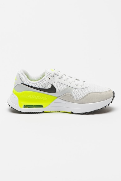 Nike Pantofi sport cu garnituri de plasa si piele intoarsa Air Max Systm Femei