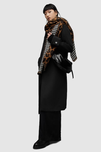 AllSaints Mabel gyapjútartalmú dupla gombsoros kabát női