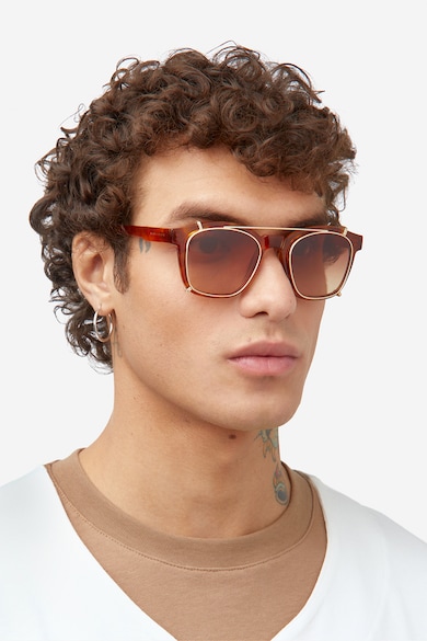 Hawkers Унисекс квадратни слънчеви очила Dot с градиента Мъже