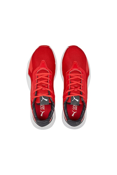 Puma Pantofi sport cu garnituri de piele ecologica Ferrari Tiburion Barbati
