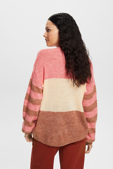 Esprit Pulover din amestec de lana cu model colorblock Femei