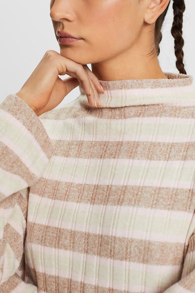 Esprit Bő fazonú csíkos pulóver női