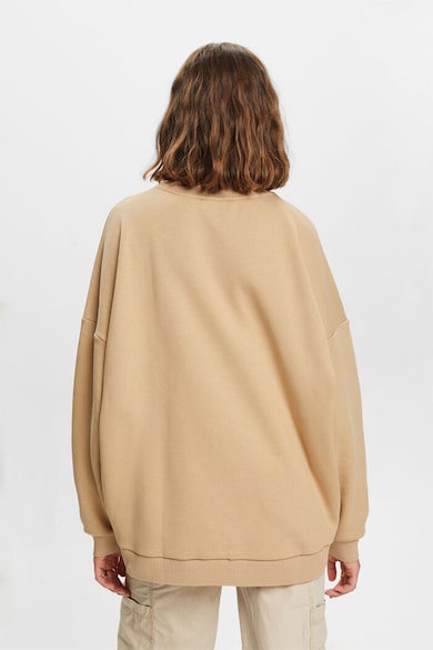 Esprit Bő fazonú pulóver logóhímzéssel női