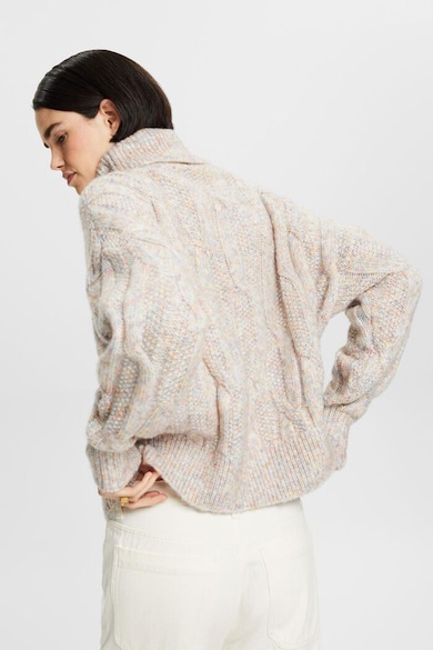 Esprit Bő fazonú csavart kötésmintás pulóver női