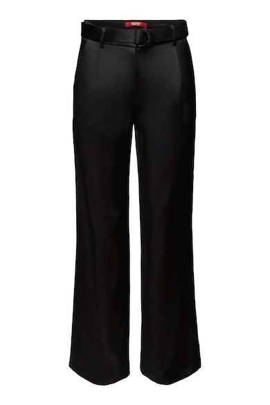 Esprit Панталон с широк крачол и сатиниран ефект Жени