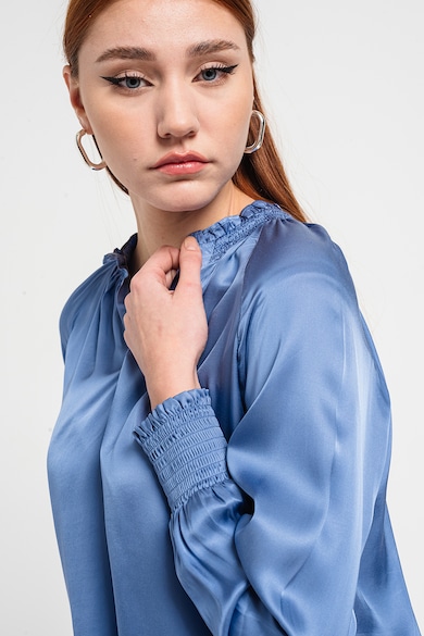 Esprit Bluza uni cu mansete elastice Femei