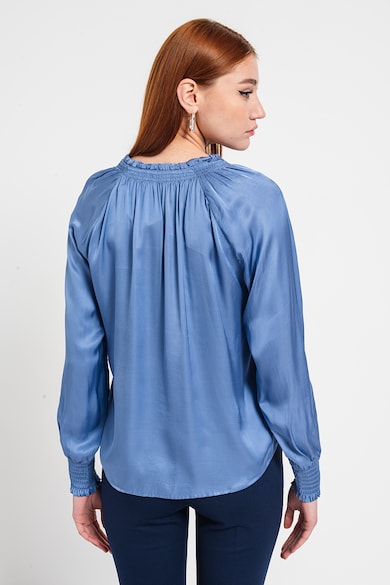 Esprit Bluza uni cu mansete elastice Femei